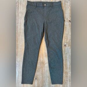 NEW Grey High Rise Fitted Stretch Pull On Pants size XL